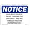 Signmission OSHA Notice, 5" Height, Grain Bin Silo Safety Sign, 7" X 5", Landscape OS-NS-D-57-L-13161 - alternate 1